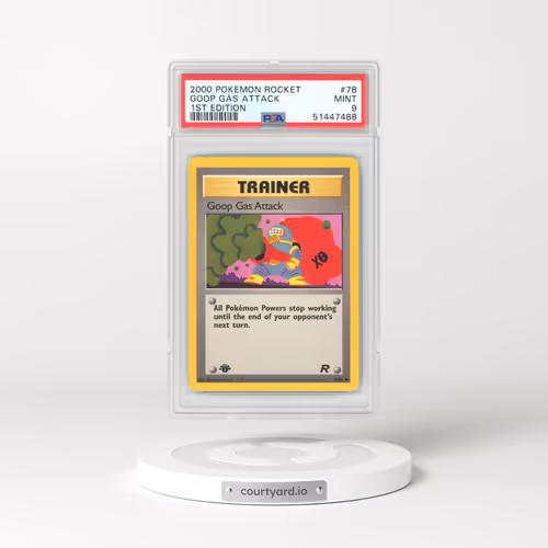2000 Team Rocket #78 Goop Gas Attack - 1st Edition (PSA 9 MINT)