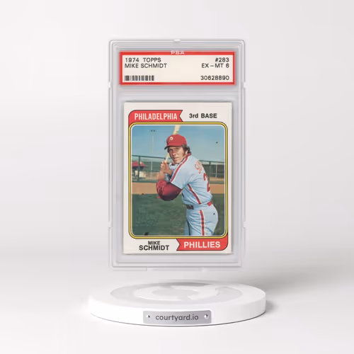 1974 Topps #283 Mike Schmidt (PSA 6 EX-MT)