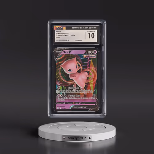 2019 Fusion Strike #113/264 Mew V - Holo (CGC 10 GEM MINT)