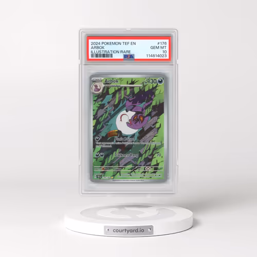 2024 Pokémon Tef EN-Temporal Forces #176 Arbok - Illustration Rare (PSA 10 GEM MINT)