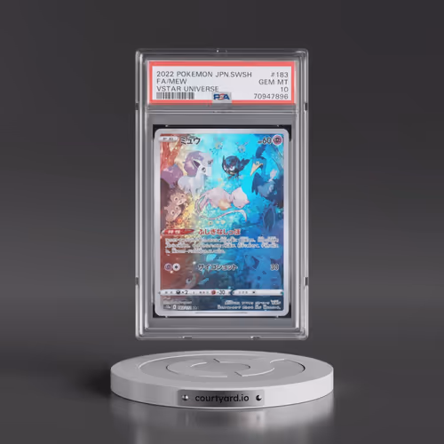 2022 Pokémon Sword & Shield Vstar Universe #183 Mew - Full Art (PSA 10 GEM MINT)