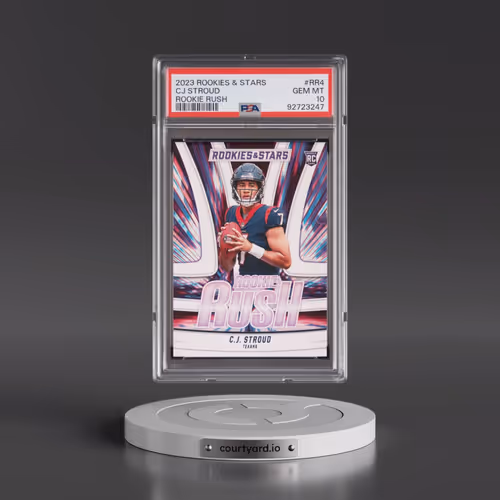 2023 Panini Rookies & Stars Rookie Rush #RR4 CJ Stroud (PSA 10 GEM MINT)
