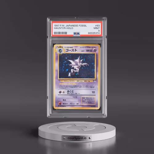 1997 Pokémon Fossil #93 Haunter - Holo (PSA 9 MINT)
