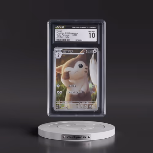 2025 Pokémon SV9-Battle Partners #110 Furret - Art Rare (CGC 10 GEM MINT)