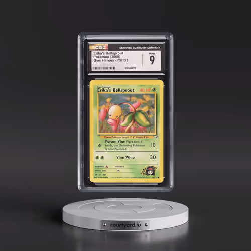 2000 Gym Heroes #75/132 Erika's Bellsprout (CGC 9 MINT)
