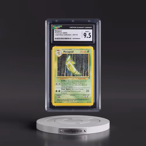 2002 Legendary Collection #54/110 Metapod (CGC 9.5 MINT+)