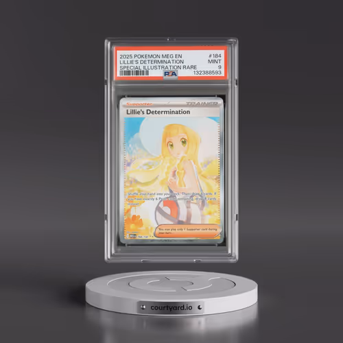 2025 Pokémon Meg EN-Mega Evolution #184 Lillie's Determination - Special Illustration Rare (PSA 9 MI