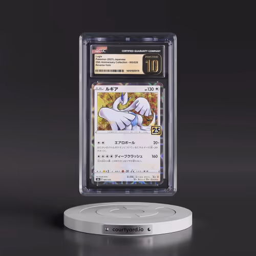 2021 25th Anniversary Collection #005/028 Lugia - Reverse Holo Square/Diamond (CGC 10 PRISTINE)