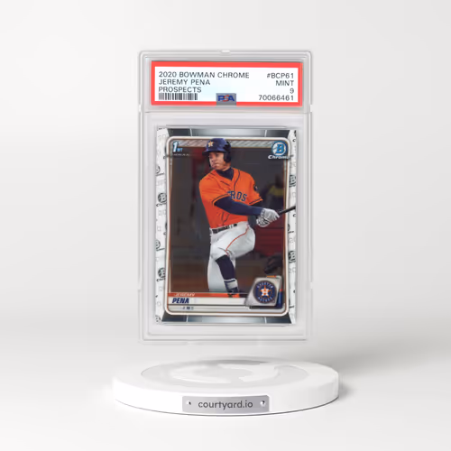 2020 Bowman Chrome Prospects #BCP61 Jeremy Pena (PSA 9 MINT)