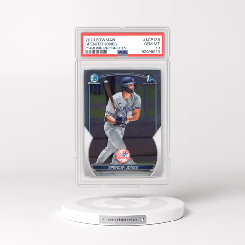 2023 Bowman Chrome Prospects #BCP139 Spencer Jones (PSA 10 GEM MINT)