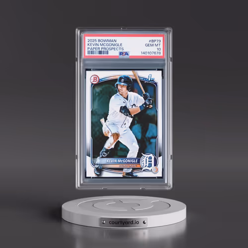 2025 Bowman Paper Prospects #BP79 Kevin Mcgonigle (PSA 10 GEM MINT)