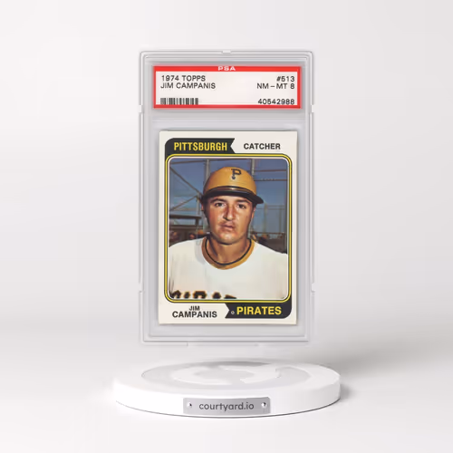1974 Topps #513 Jim Campanis (PSA 8 NM-MT)