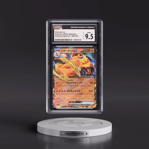 2023 Pokémon Card 151 #006/165 Charizard ex - Holo (CGC 9.5 MINT+)
