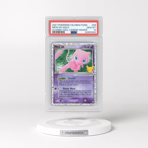 2021 Pokémon Celebrations Classic Collection #88 Mew EX - Holo Holo (PSA 10 GEM MINT)