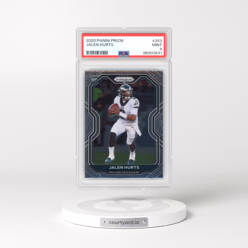 2020 Panini Prizm #343 Jalen Hurts (PSA 9 MINT)