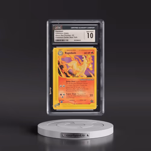 1999 Black Star Promos #51 Rapidash - Pokémon Center New York (CGC 10 GEM MINT)