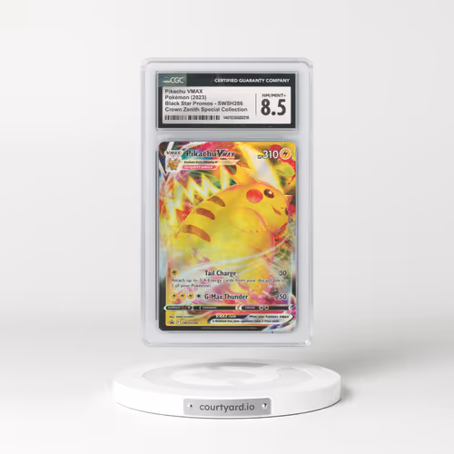 2017 Black Star Promos - Sword & Shield #SWSH286 Pikachu VMAX - Holo Crown Zenith Special Collection (CGC 8.5 NM-MT+)