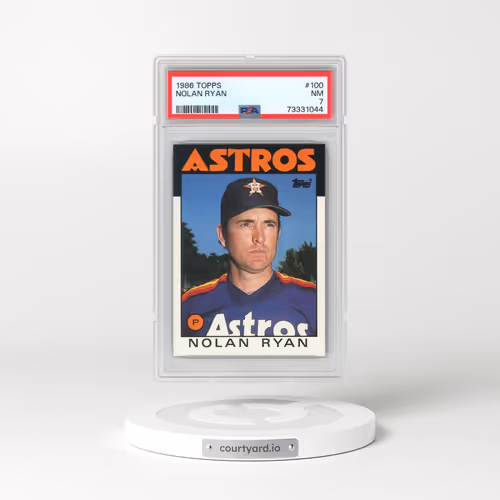 1986 Topps #100 Nolan Ryan (PSA 7 NM)