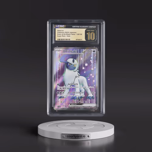 2023 Ruler of the Black Flame #126/108 Absol ex - Super Rare Holo (CGC 10 PRISTINE)