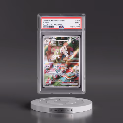 2023 Pokémon Svi EN-Scarlet & Violet #212 Kirlia - Illustration Rare (PSA 9 MINT)