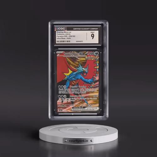 2023 Paradox Rift - PAR EN #229/182 Roaring Moon ex - Ultra Rare Holo (CGC 9 MINT)