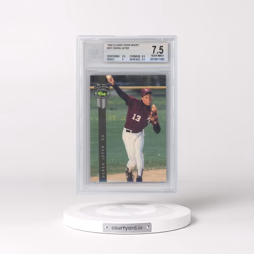 1992 Classic 4 Sport #231 Derek Jeter (BGS 7.5 NM+)