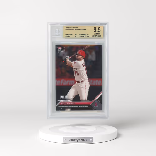 2023 Topps Now #752 Nolan Schanuel/1348* (BGS 9.5 GEM MINT)