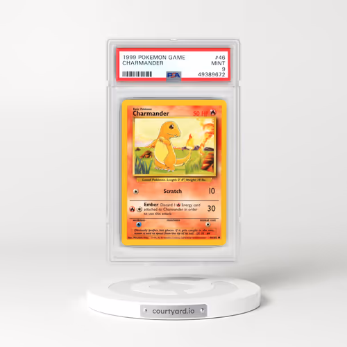 1999 Pokémon Game #46 Charmander (PSA 9 MINT)