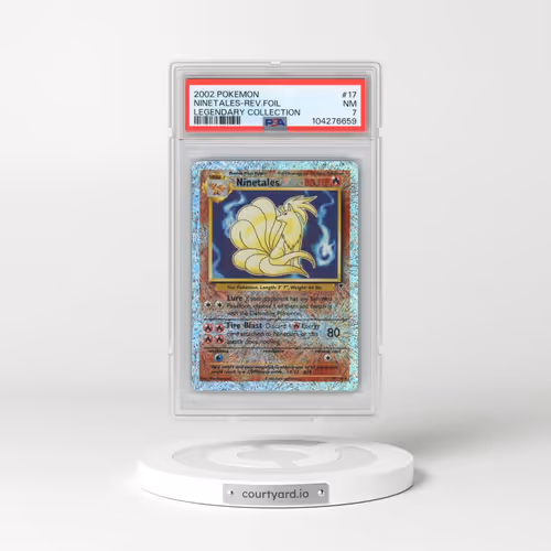 2002 Pokémon Legendary Collection #17 Ninetales - Reverse Foil (PSA 7 NM)
