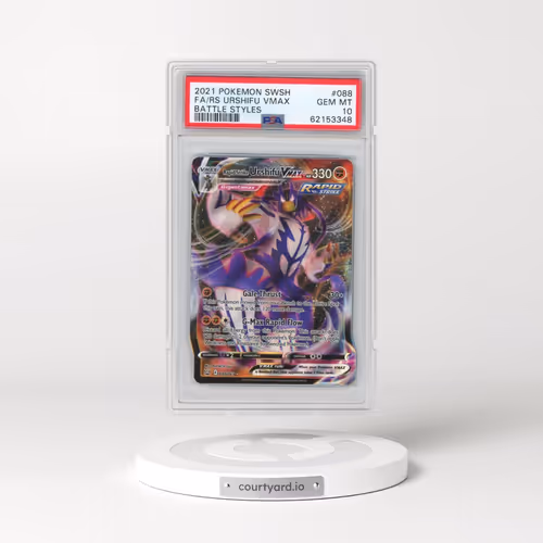 2021 Pokémon Sword & Shield Battle Styles #088 Rapid Strike Urshifu Vmax - Full Art (PSA 10 GEM MINT