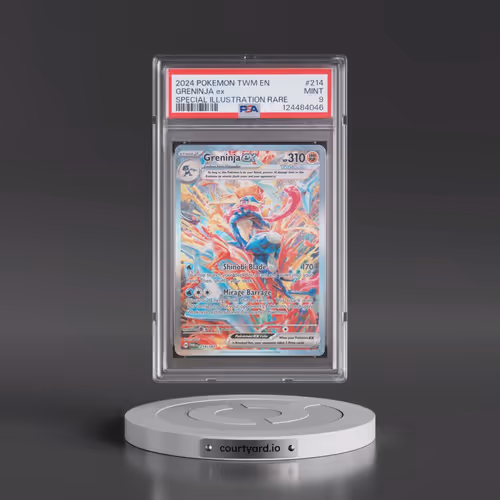 2024 Pokémon Twm EN-Twilight Masquerade #214 Greninja EX - Holo Special Illustration Rare (PSA 9 MIN