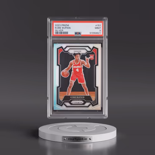 2023 Panini Prizm #151 Kobe Bufkin - Silver Prizm (PSA 9 MINT)