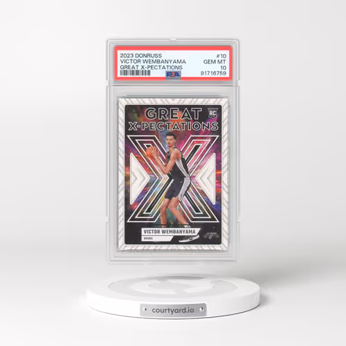 2023 Panini Donruss Great X-Pectations #10 Victor Wembanyama (PSA 10 GEM MINT)