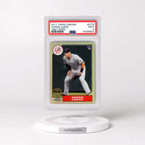 2017 Topps Chrome 1987 Topps #87T8 Aaron Judge (PSA 9 MINT)