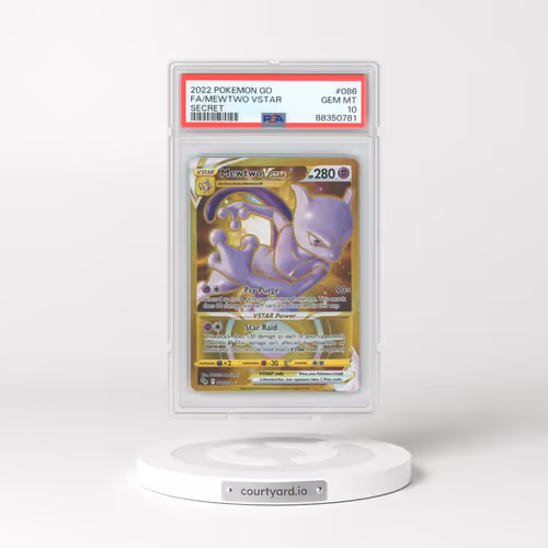 2022 Pokémon Go #086 Mewtwo Vstar - Full Art Secret (PSA 10 GEM MINT)