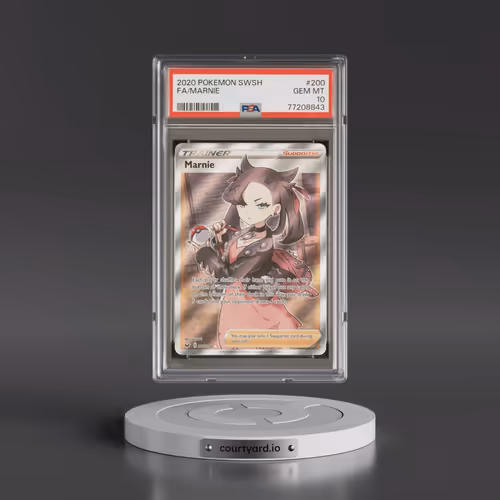 2020 Pokémon Sword & Shield #200 Marnie - Full Art (PSA 10 GEM MINT)