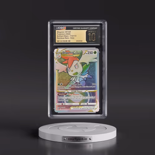 2022 Brilliant Stars #173/172 Shaymin VSTAR - Rainbow Rare Holo (CGC 10 PRISTINE)