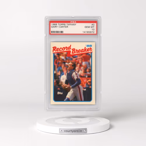 1989 Topps Tiffany #3 Gary Carter (PSA 10 GEM MINT)