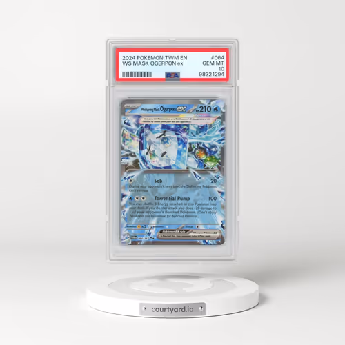 2024 Pokémon Twm EN-Twilight Masquerade #064 Wellspring Mask Ogerpon EX - Holo (PSA 10 GEM MINT)