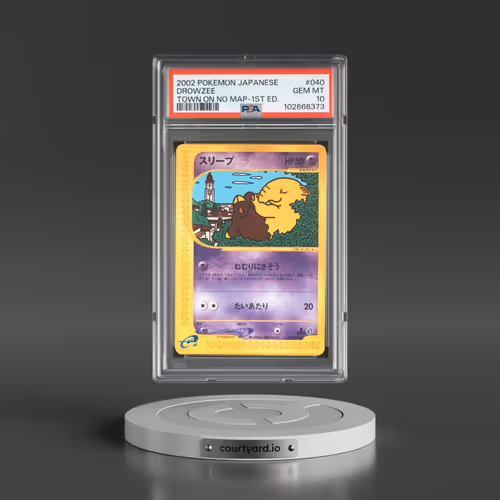 2002 Pokémon the Town on No Map #040 Drowzee - 1st Edition (PSA 10 GEM MINT)