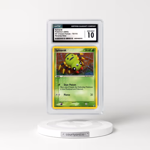 2005 EX Unseen Forces #75 Spinarak - Holo (CGC 10 GEM MINT)