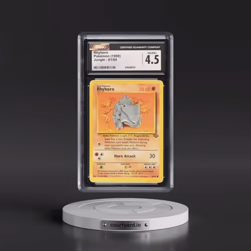 1999 Jungle #61/64 Rhyhorn (CGC 4.5 VG-EX+)