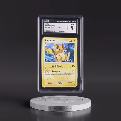 2009 Supreme Victors #77/147 Raichu (CGC 9 MINT)