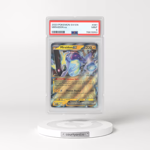 2023 Pokémon Svi EN-Scarlet & Violet #081 Miraidon EX - Holo (PSA 9 MINT)