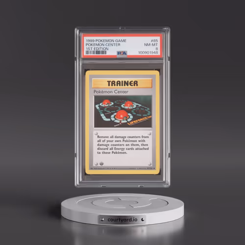 1999 Pokémon Game #85 Pokemon Center - 1st Edition (PSA 8 NM-MT)