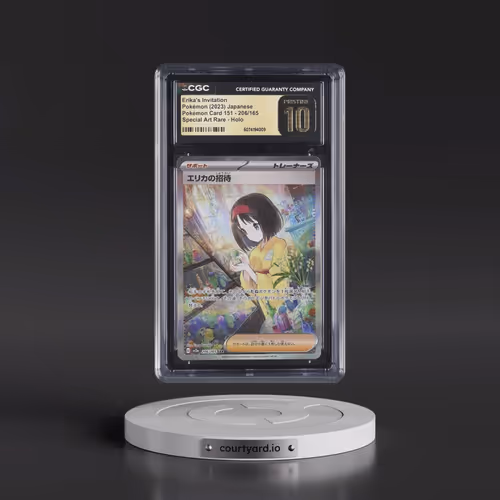 2023 Pokémon Card 151 #206/165 Erika's Invitation - Special Art Rare Holo (CGC 10 PRISTINE)