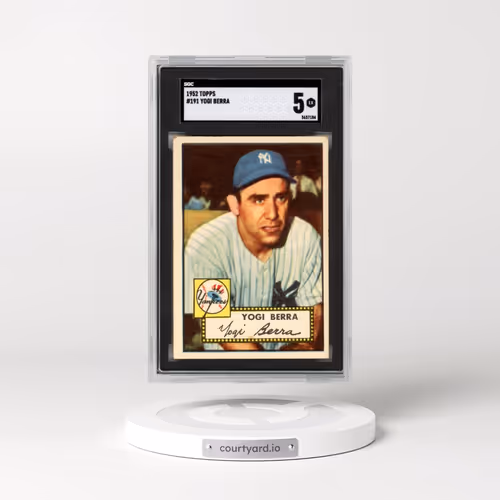 1952 Topps #191 Yogi Berra (SGC 5 EX)