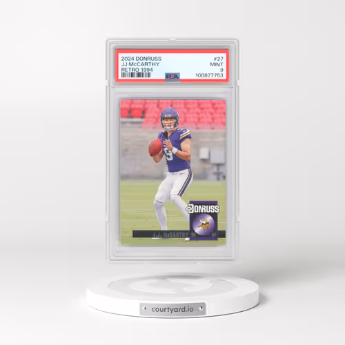 2024 Panini Donruss Retro 1994 #27 JJ McCarthy (PSA 9 MINT)