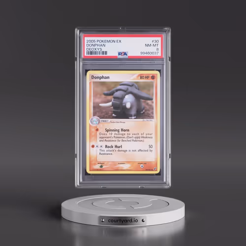 2005 Pokémon EX Deoxys #30 Donphan (PSA 8 NM-MT)