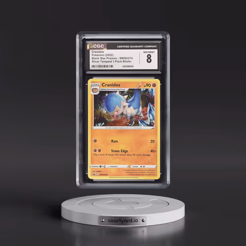 2017 Black Star Promos - Sword & Shield #SWSH274 Cranidos - Silver Tempest 1-Pack Blister (Cosmos Ho